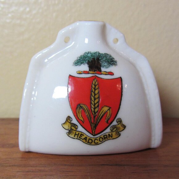 W.H. Goss crested heraldry china vintage Headcorn (GC046 Grace) - Picture 1 of 7
